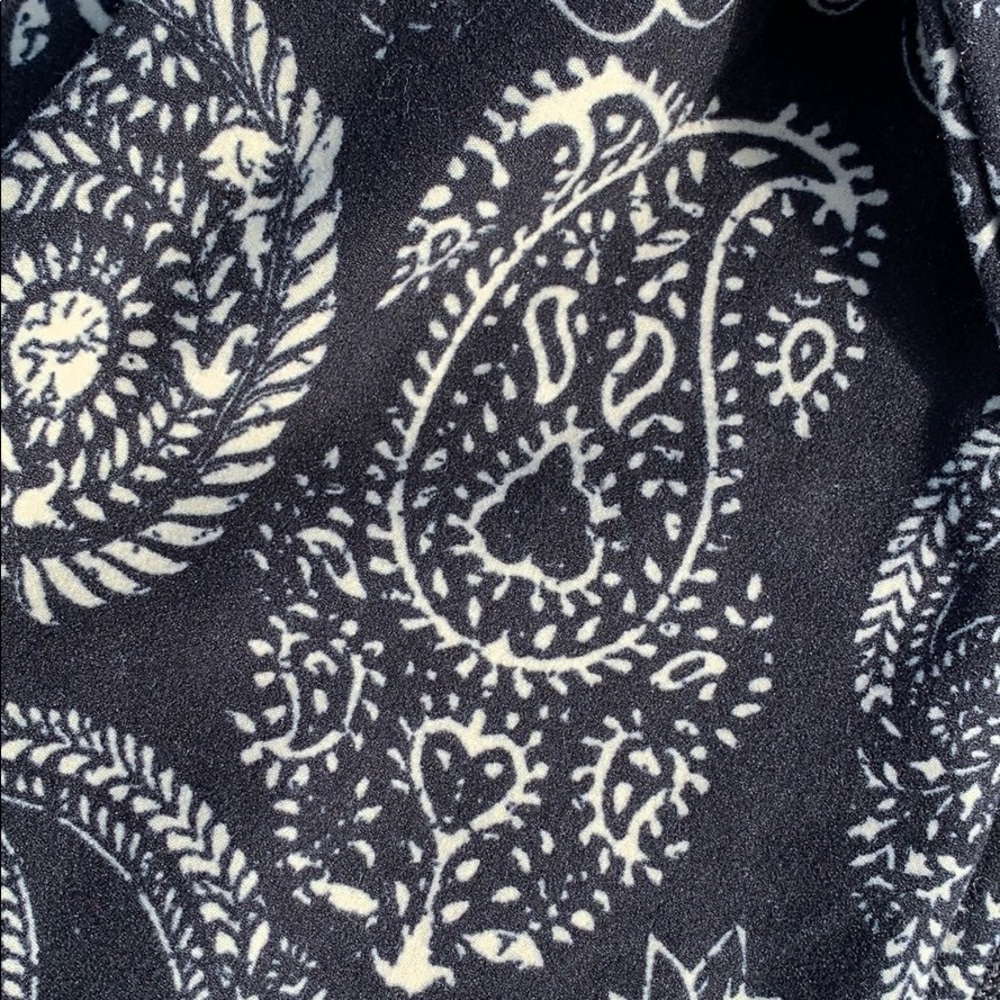 Black & cream paisley print TWEEN LuLaRoe Leggings